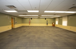 image of rotary room without seating or tables