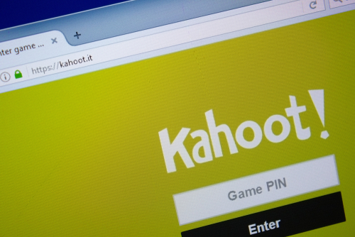 kahoot webpage