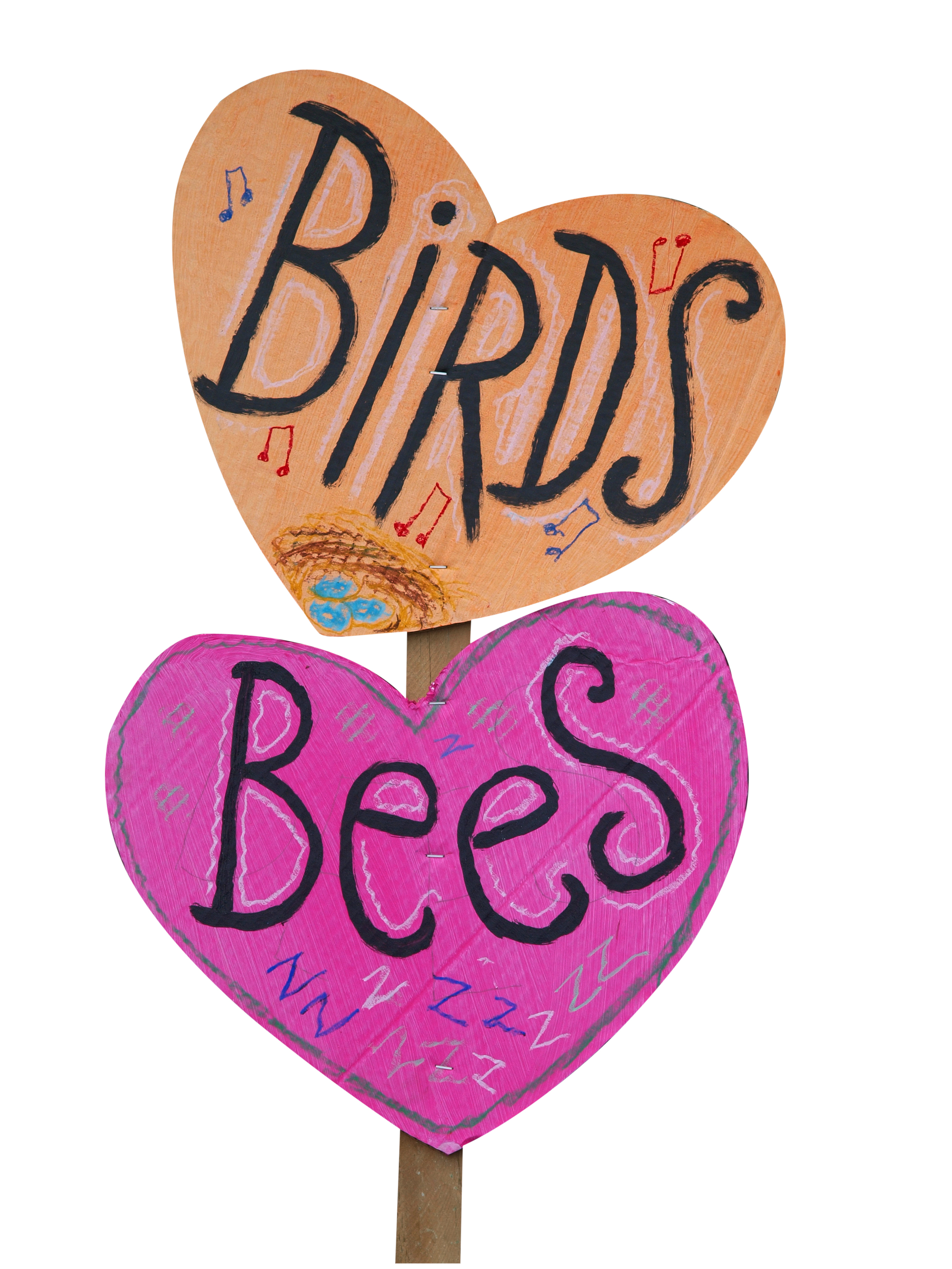 Birds & Bees Heart Sign