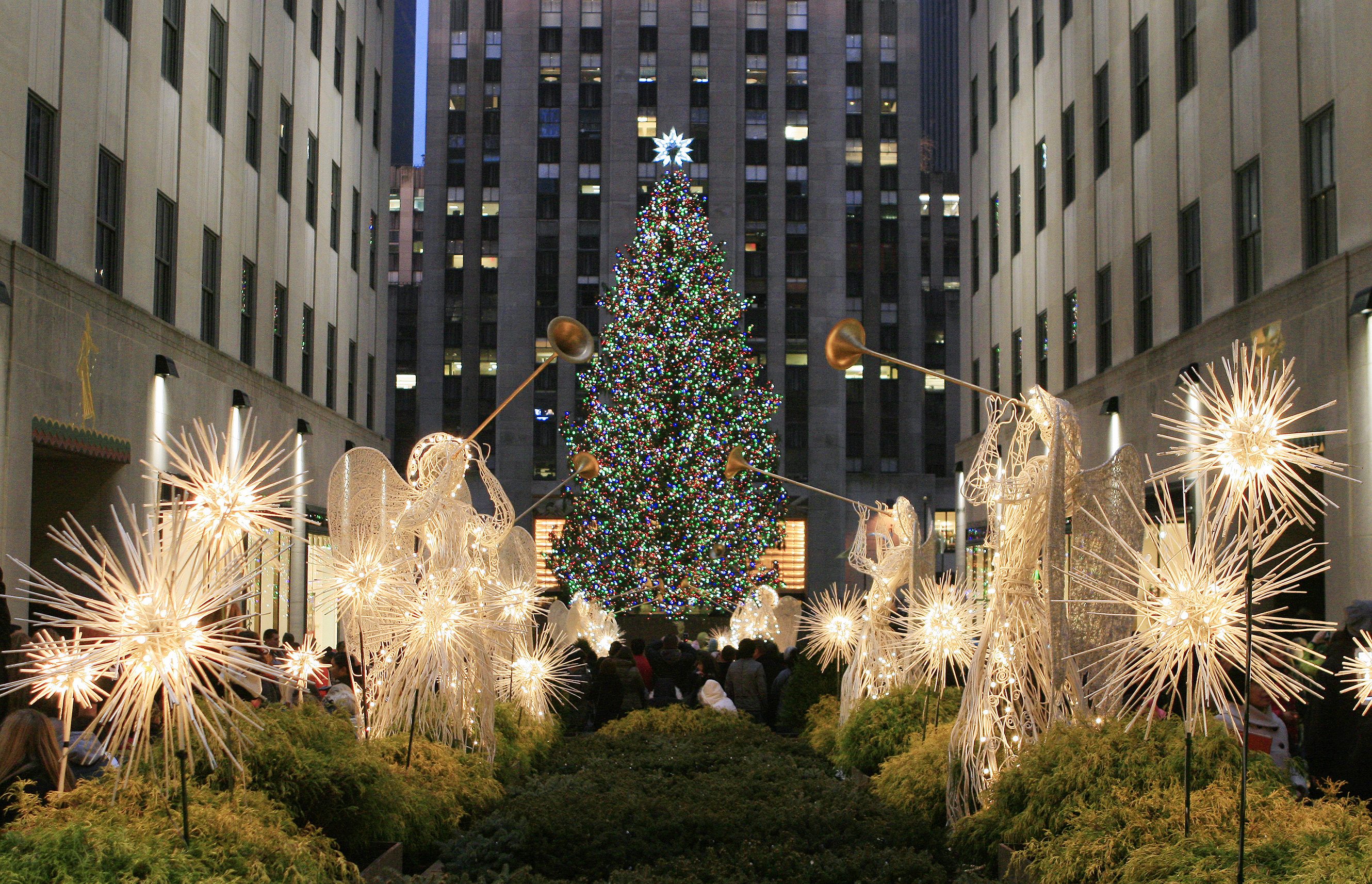Rockefeller Center holiday lights