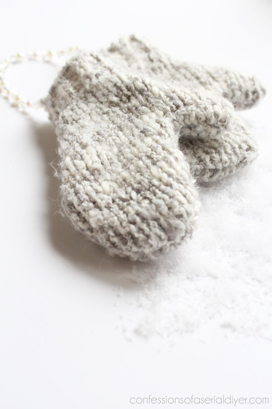 sweater mitten ornament
