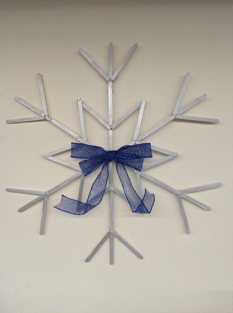 craft stick snowflake