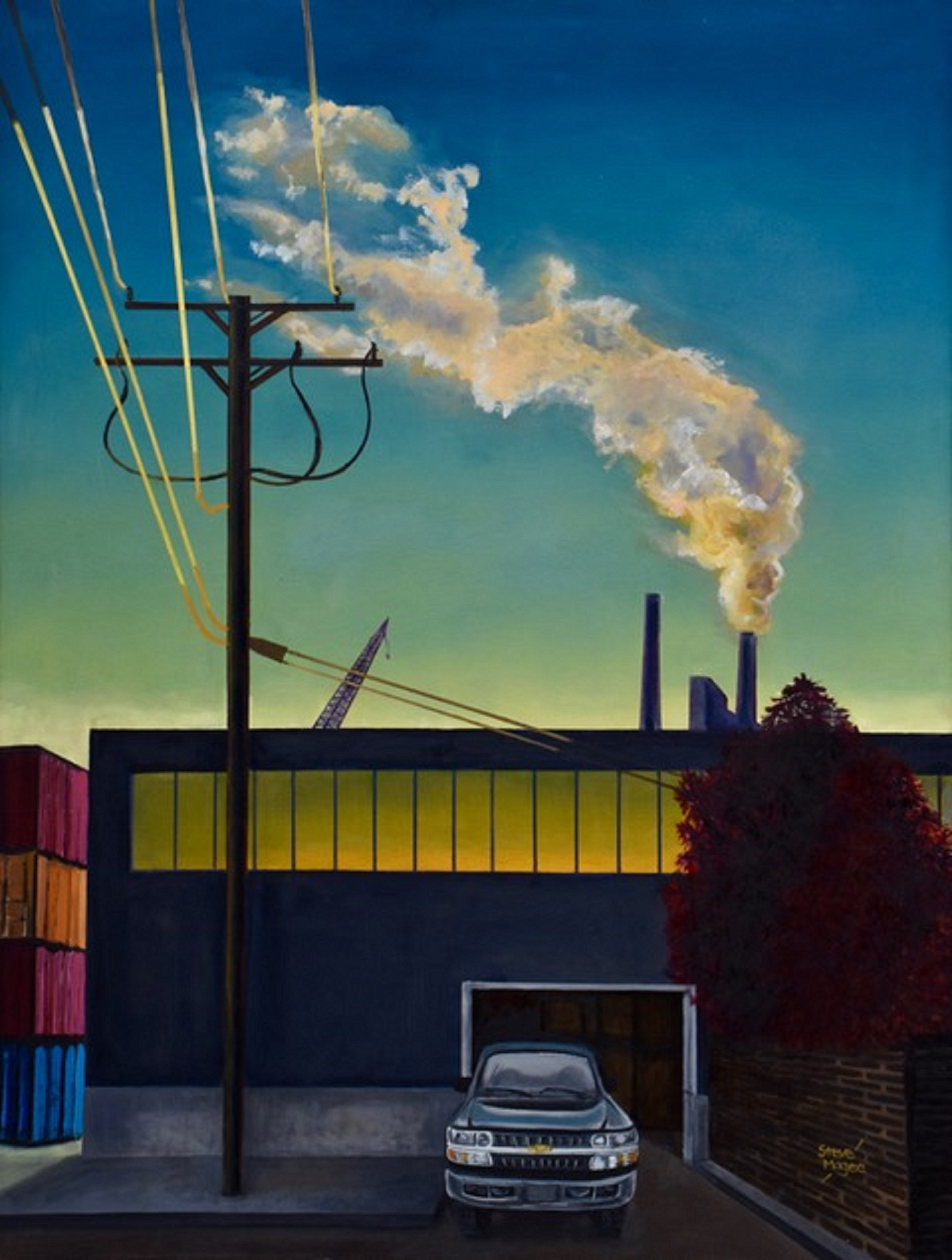 "Bridgeport Warehouse" by Steve Magee