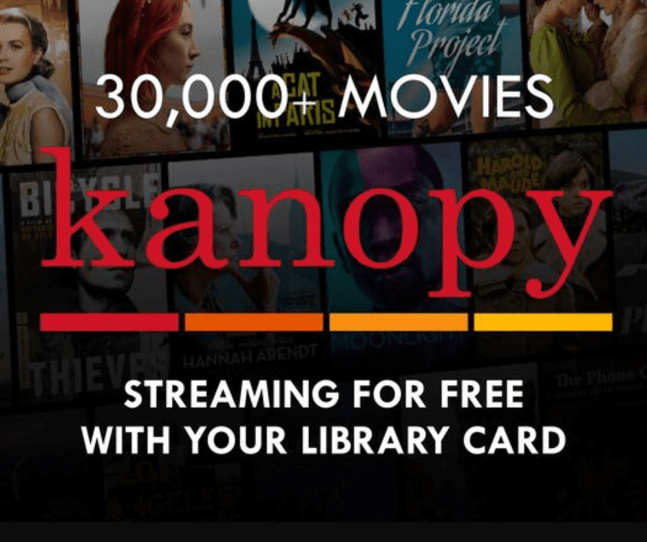 Kanopy: streaming for free with your library card