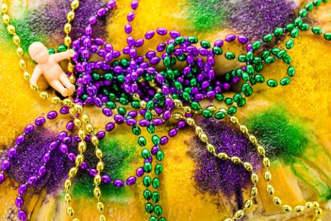 mardi gras king cake