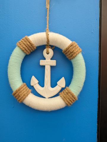 lifesaver wreath