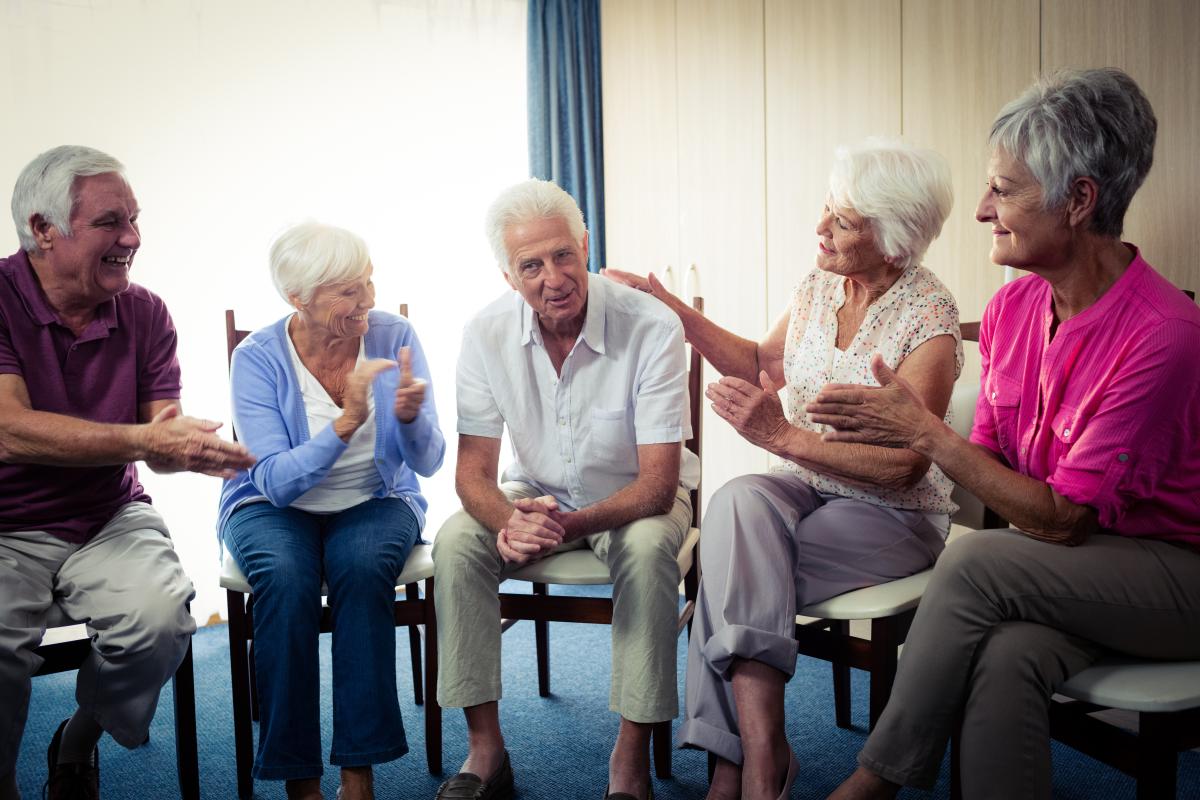 retirement group discussion