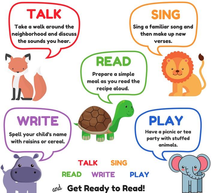 Talk, Sing, Read, Write, Play!