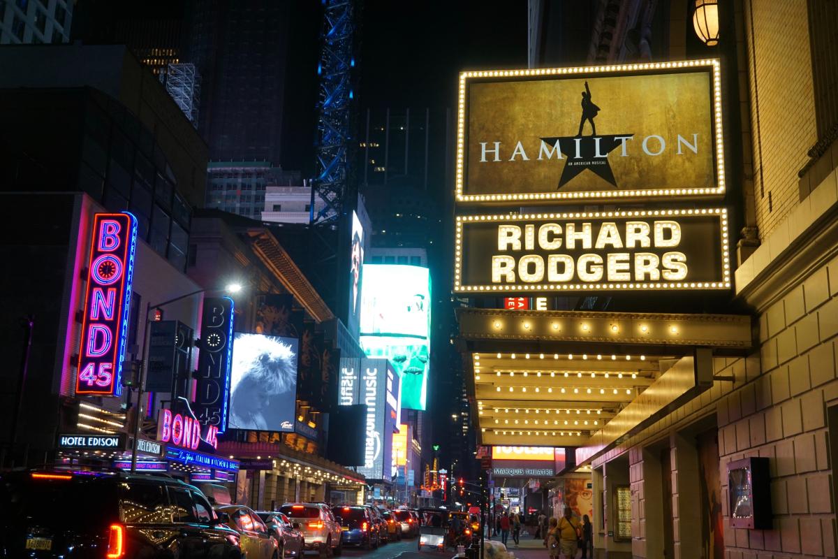 photo of Hamilton marquee