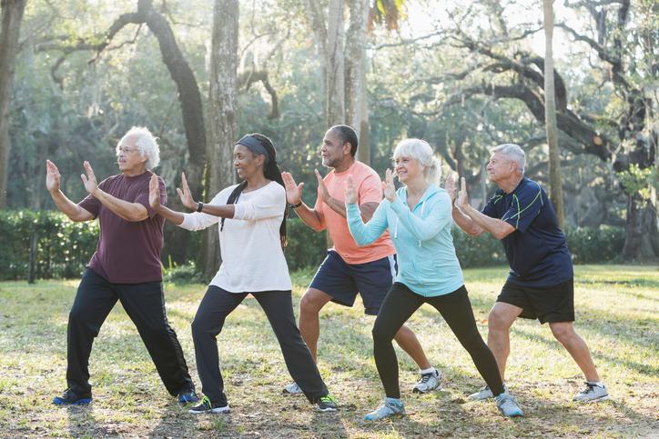 people doing qigong