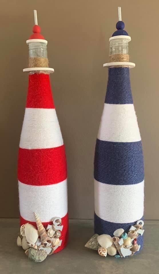 wine bottle lighthouse 