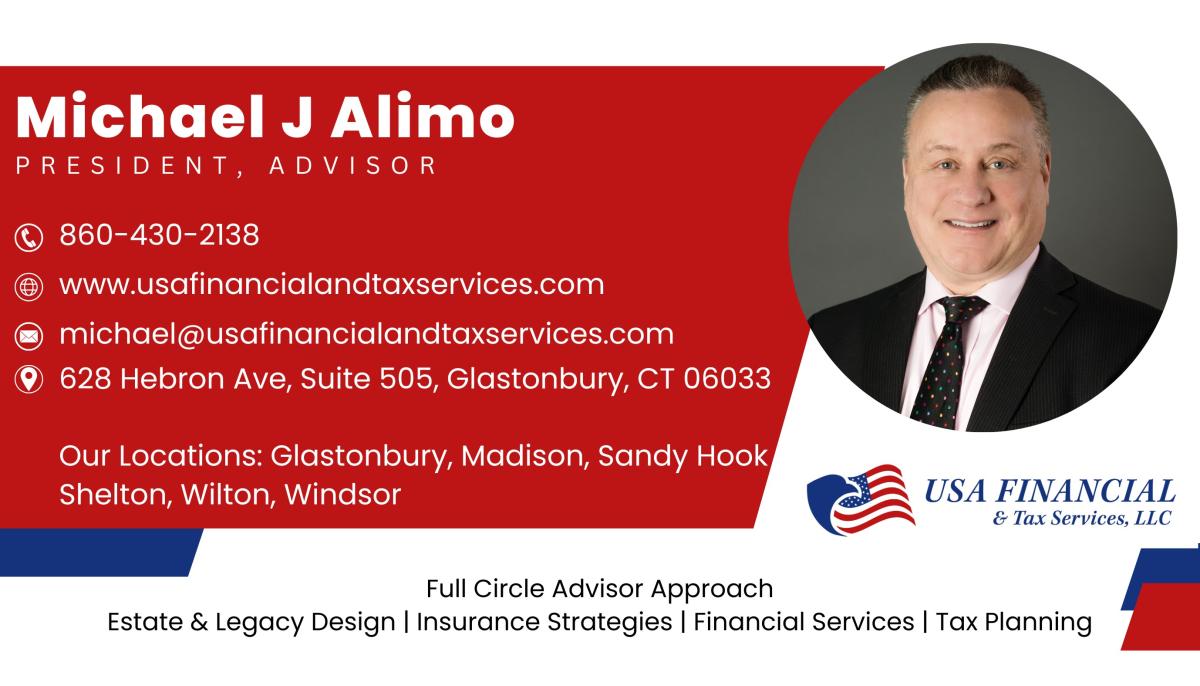 Michael Alimo business card