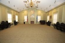 image of memorial room showing an empty, open space without seating or tables